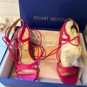 Stuart Weitzman Soirée 100 Lace Up Sandals 
New in box 
Dust bag included